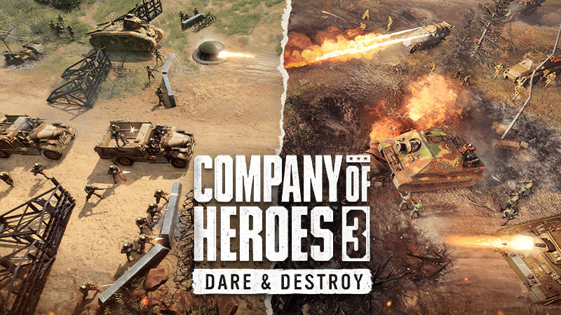 Company of Heroes 3: четыре боевые группы из дополнения Dare & Destroy