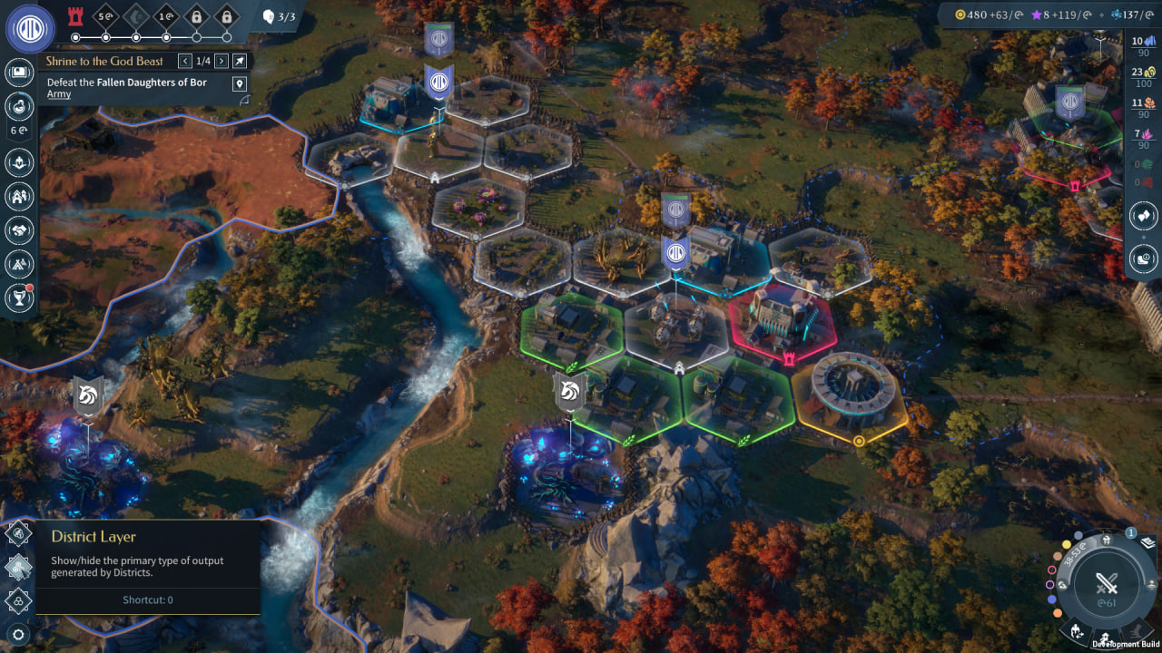 Обновление 16 для Endless Legend 2: бесконечный муссон, пользовательские фракции и районный оверлей