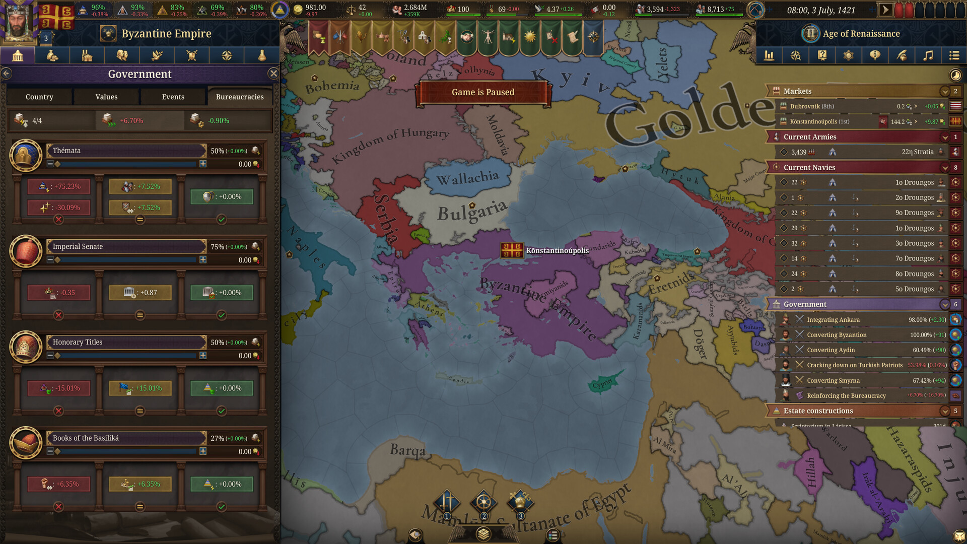 Fate of the Phoenix: для Europa Universalis V вышло первое дополнение с сопровождающим патчем 1.2
