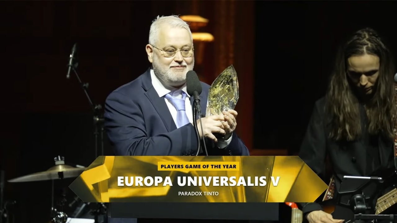 Europa Universalis V стала игрой года в номинации «Выбор игроков»