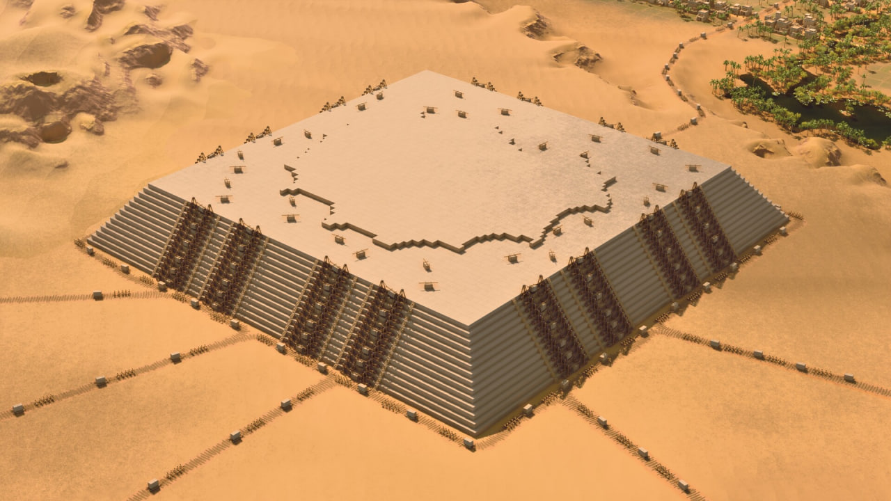 В разработке стратегия о строительстве Великой пирамиды