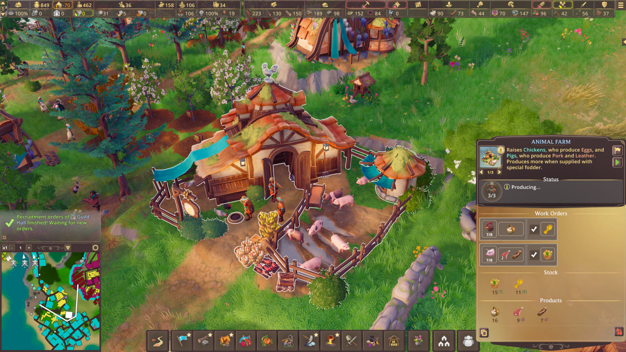 Целый новый остров в Pioneers of Pagonia: DLC Meadowsong выйдет в мае