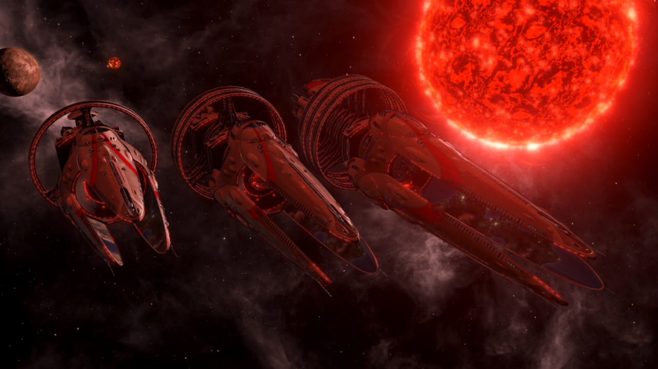 Для Stellaris вышло дополнение с космическими кочевниками