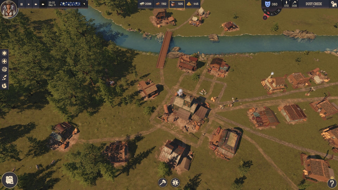 Выбор подходящего места – первое, с чего стоит начать в Wild West Pioneers