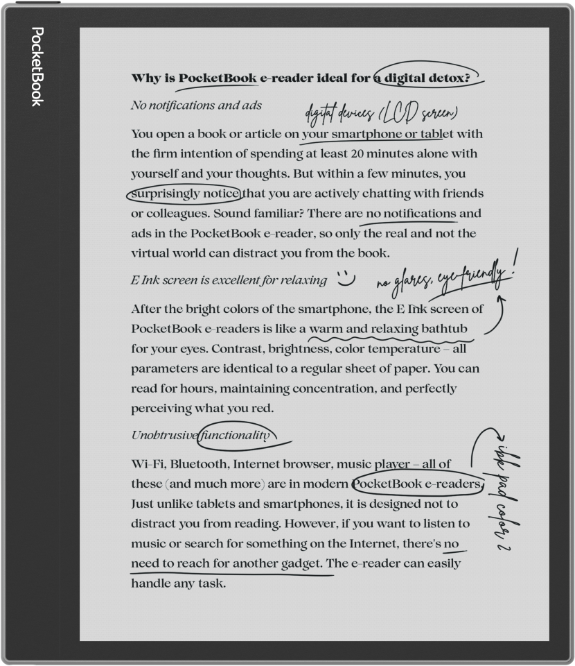 מסך מגע PocketBook InkPad Eo