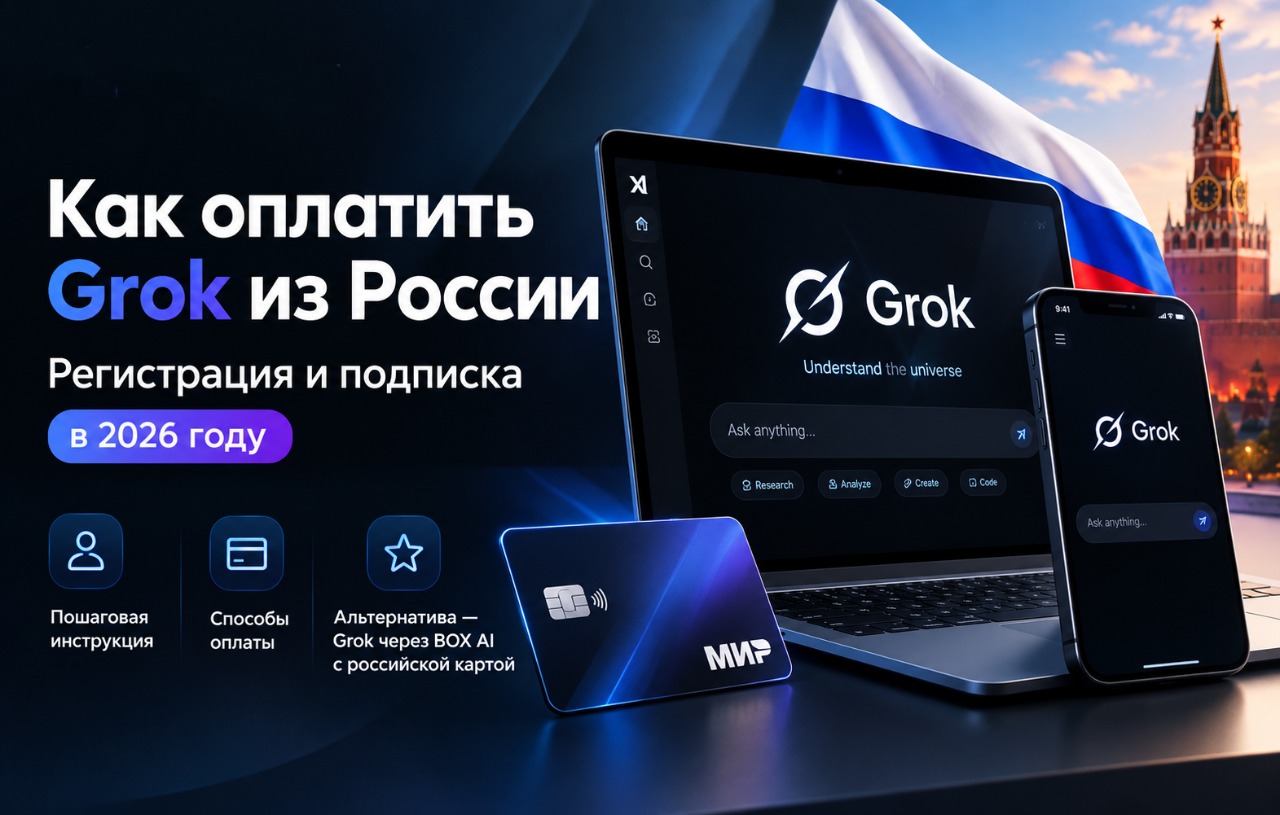 Как оплатить Grok из России в 2026 году: регистрация и подписка SuperGrok