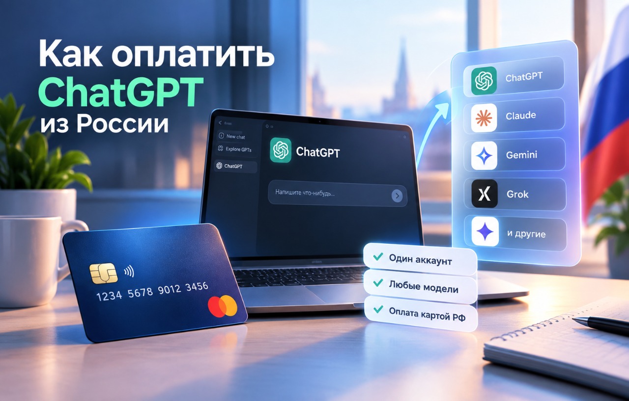 Как оплатить ChatGPT из России в 2026 году — регистрация и альтернативы