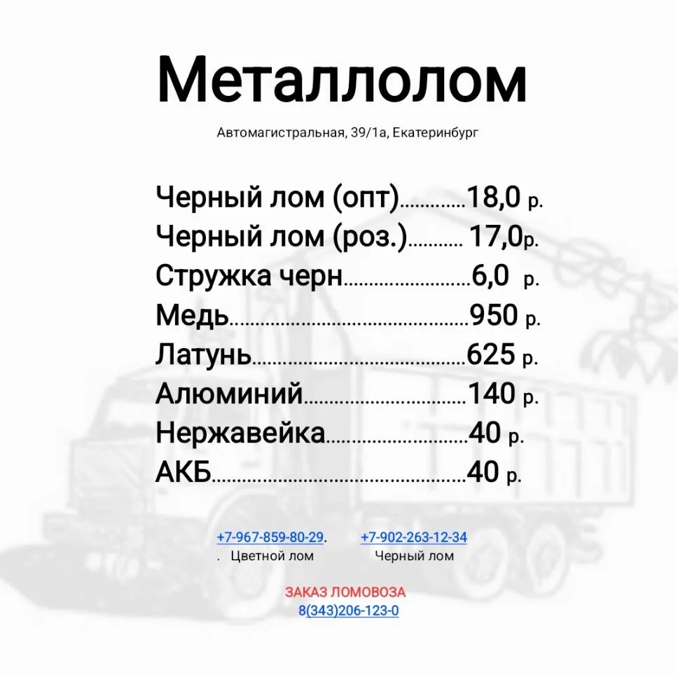 Дары металлоприёмки