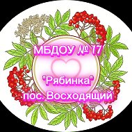 МБДОУ "Детский сад №17 "Рябинка" пос. Восходящий