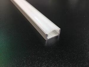 Профиль для светодиодной ленты с рассеивателем накладной 2м 16x7x2000mm матовый GAL-GLS-7-16-2000 