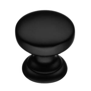 K-2360 BL Ручка кнопка Черный матовый Металл KERRON