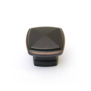 FK1677 knob ORB Ручка кнопка Черно-красная бронза матовая Металл Paolo Mozerro