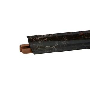 Плинтус Мрамор Марквина Черный 3029М LB 23 - 3 000мм пластик Korner 