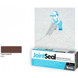 Цветной клей-герметик JointSeal Коричневый Slotex