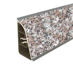 Плинтус Гранит Сардинский 6021 АР740 - 4 200мм пластик Termoplast 