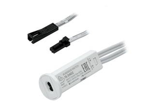 15.0402 Выключатель 3 функции: Дверь/Рука/Диммер белый 12/24V / 60/120W  AQ 