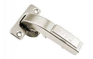 17571 Петля ФП 90гр. 110 гр. (45мм) Прямая DTC Pivot-Pro с доводчиком Clip-On никель без планки 