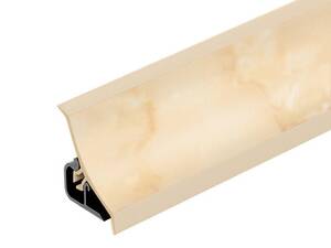 Плинтус Оникс Серый - AP120 - 3 000мм пластик Termoplast 