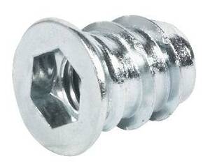 Муфта ввинчиваемая оцинк. М6/1х13 мм 030.10.863
