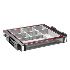 Выкатная корзина 764-864х85, с доводчиком, платиновая 800 SB-KD/M800/D/P