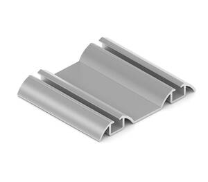Хром матовое Эконом Направляющая нижняя Анодир. 5,4 м 