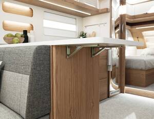 Консоль откидная Hafele 250х85 желтое хроматирование 40 кг на пару 