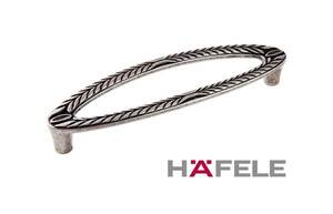 120.01.006 Ручка скоба 128 мм Античное серебро Металл Hafele