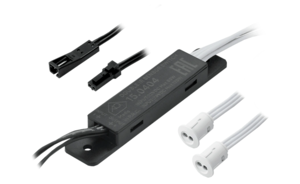 15.0404 Инфракрасный выкл.  двойной на открывание двери белый 12/24V / 60/120W  AQ 2 Датчика