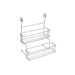 Полка двухярусная малая для банок 240х110х200 мм хром MX-068 Lemax
