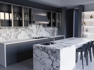 Столешница 8055/SL Brazilian Marble 38мм 800х3 050 E3 Slotex 1U 