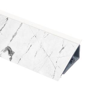 Плинтус Бразильский Мрамор 8055 Perfetto-line - 4 200мм пластик Rehau 