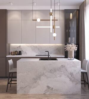 Мебельный щит 8125/Pt Phantom Marble 1 215х4 200х10мм E2 Slotex 