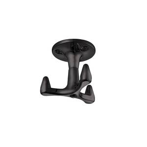 Крючок трехрожковый Черный матовый Металл KERRON KR 0440 BL