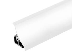Плинтус Белый Матовый 10М, 1111 LB23(АР120) - 3 000мм пластик Korner 