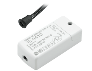 15.0410 Инфракрасный выкл. Двухфунциональный черный 220-240V / 250W  AQ 