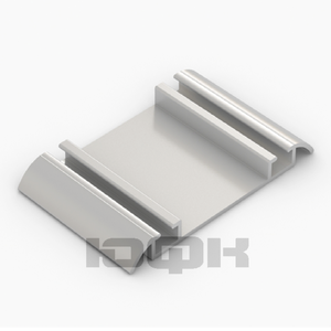 Хром матовый KR05 Направляющая нижняя Анодир. Х-603-Х ЮФК 