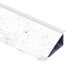 Плинтус Морозный мрамор 8048 Perfetto-line - 4 200мм пластик Rehau 