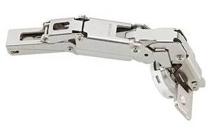 Петля 155 гр. Накладная Hafele Duomatic Premium с доводчиком никель 329.29.340+329.73.603 (52/5.5) 