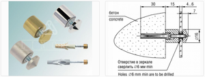 Держатель 5.20 D=16 мм, L=15 мм, S=4-6 мм (01) никель Линкос 