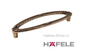 120.01.004 Ручка скоба 96 мм Античная бронза Металл Hafele