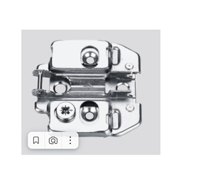 15361 Ответная планка DTC Pivot-Star 3D H=0 никель Snap-On 