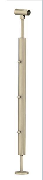 Балясина Н=960-1060 d 40 сталь (крацованный никель) 