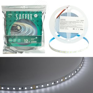 Лента светодиодная 9.6Вт/м 12В 6500К IP20 120LED/м SST02