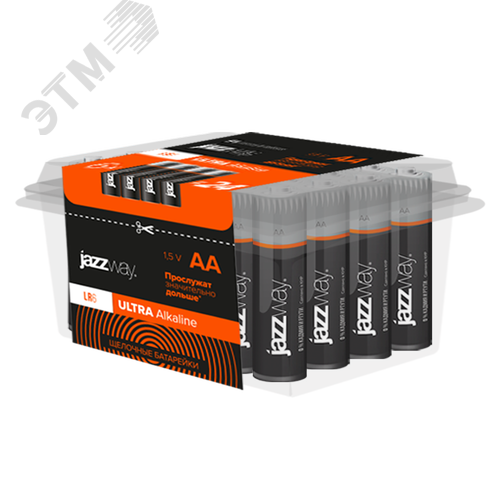 Элемент питания LR 6 JAZZway ULTRA Alkaline Pack-24 (в упаковке 24 шт)