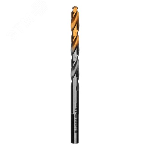Сверло спиральное по металлу 6 x 93мм, Р6М5, Golden Tip