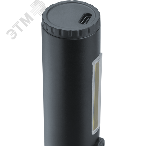Фонарь светодиодный NPT-CM19-ACCU алюминиевый 1LED, 3Вт + 8COB, 3Вт