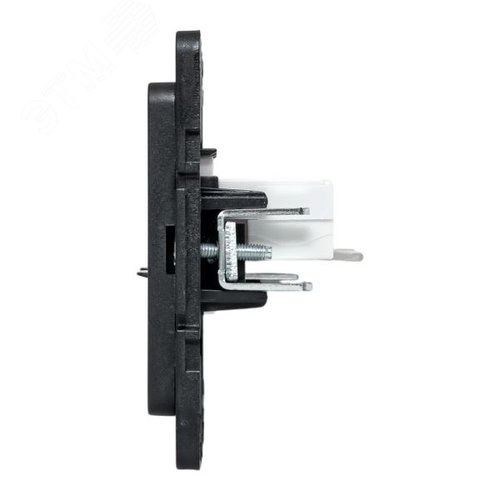 Стокгольм Механизм Розетки RJ-45 2-местной черный EKF
