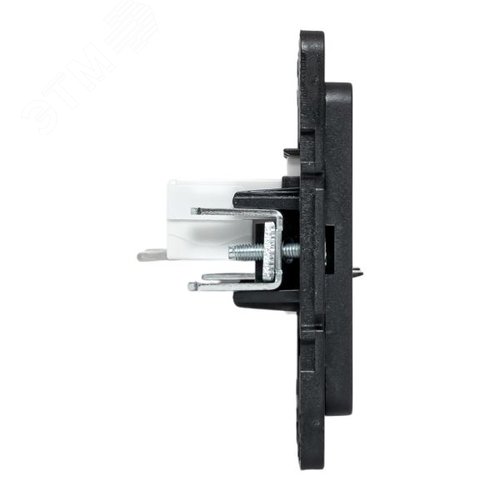 Стокгольм Механизм Розетки RJ-45 2-местной черный EKF