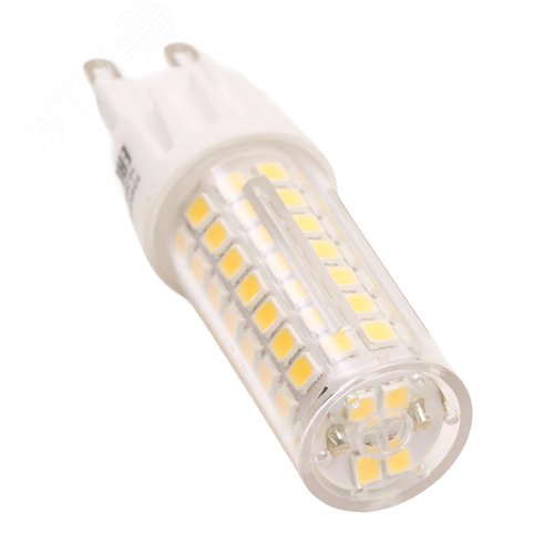 Лампа светодиодная LED 10вт 230в G9 дневной капсульная диммируемая