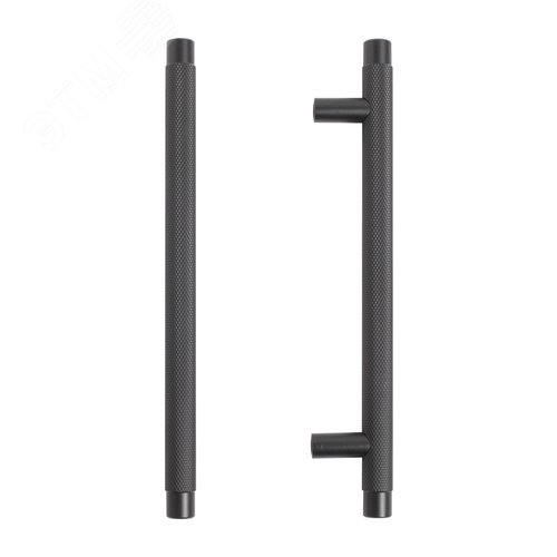 Ручка-скоба мебельная StahlBuro AP2308-128 2шт., BL матовый черный